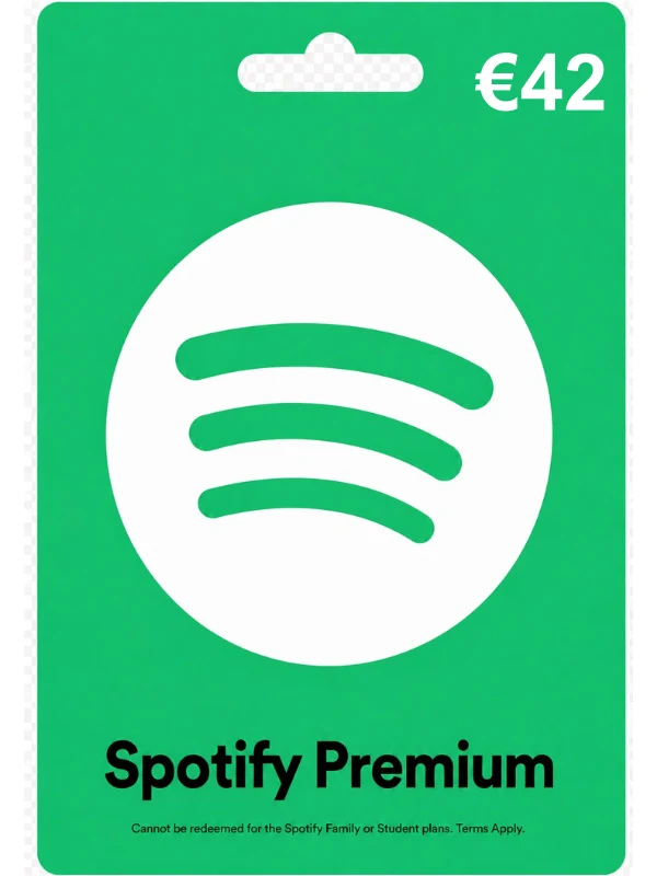 Spotify 42 EUR 6 months
