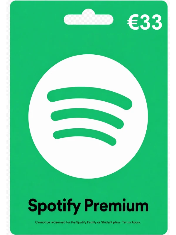 Spotify 33 EUR