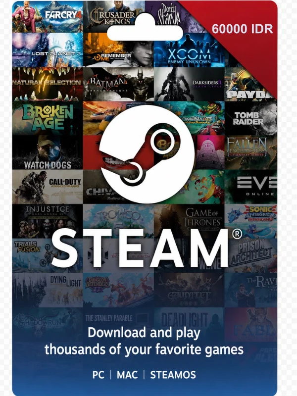 Steam 65.000 IDR